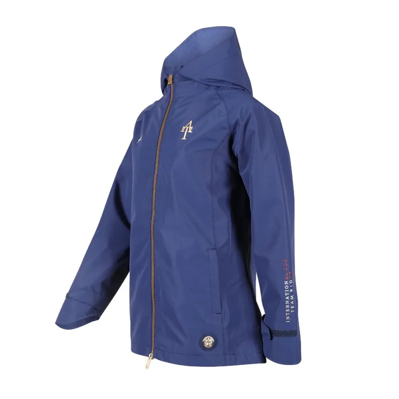 Aubrion Team Waterproof Jacket - Young Rider in Navy-2